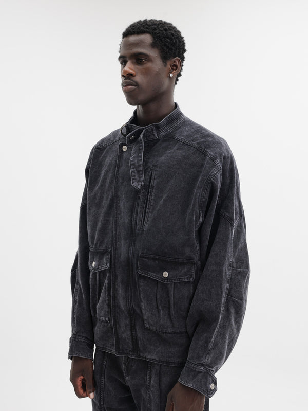 Isabel Marant Isaiah Denim Jacket Faded Black