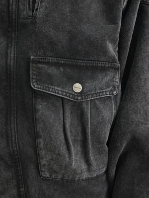 Isabel Marant Isaiah Denim Jacket Faded Black