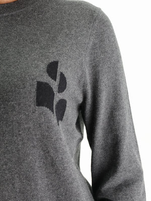 Isabel Marant Sweater Lanta Pullover Anthracite-Black