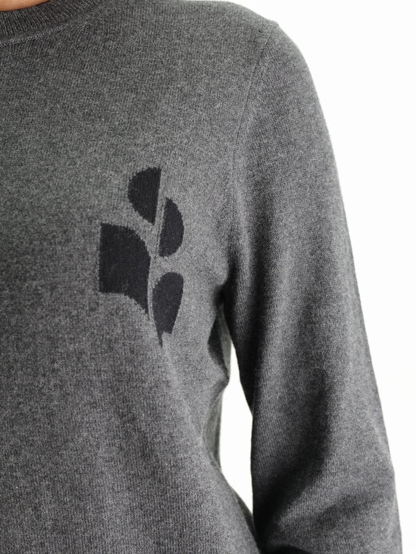 Isabel Marant Sweater Lanta Pullover Anthracite-Black
