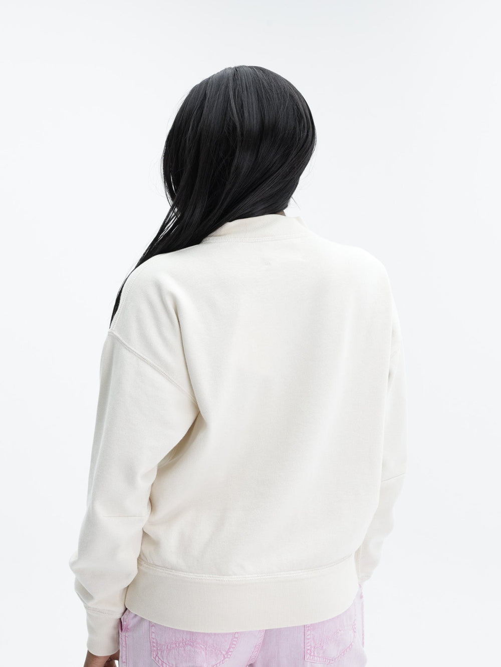 Isabel Marant Sweater Moby Ecru-Pink