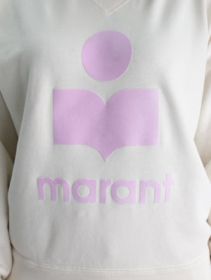 Isabel Marant Sweater Moby Ecru-Pink