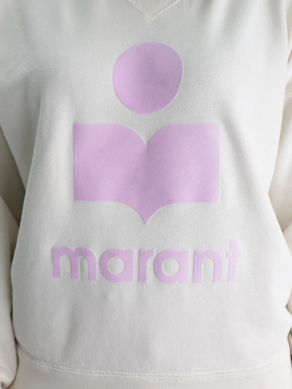 Isabel Marant Sweater Moby Ecru-Pink
