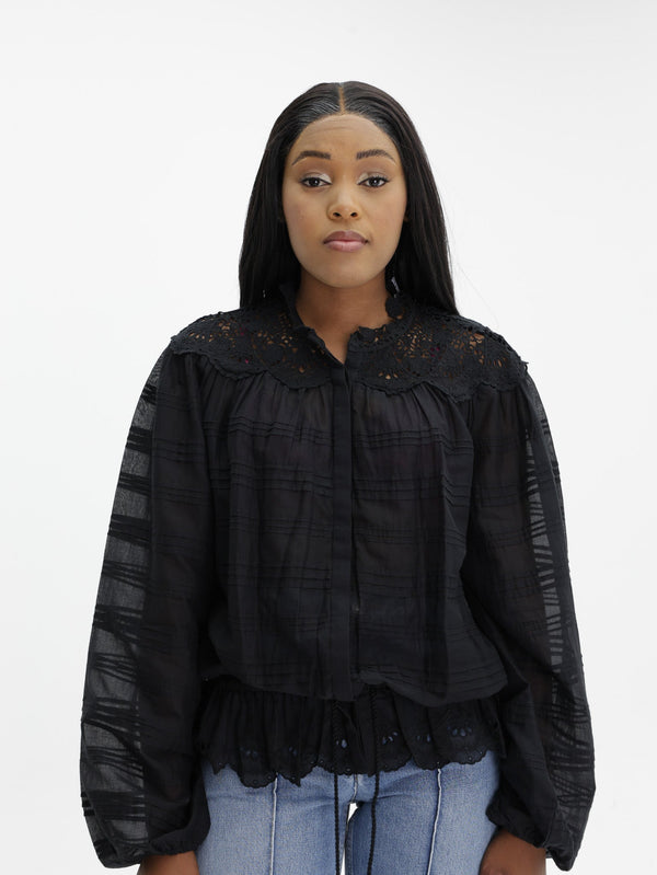 Isabel Marant Top Polly Black