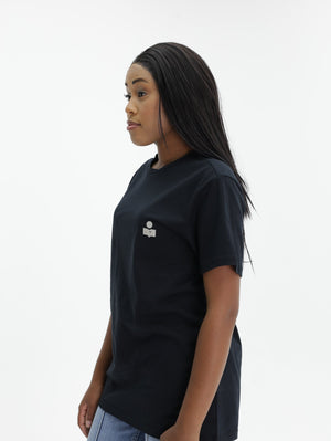 Isabel Marant T-Shirt Zafferh Black-Ecru