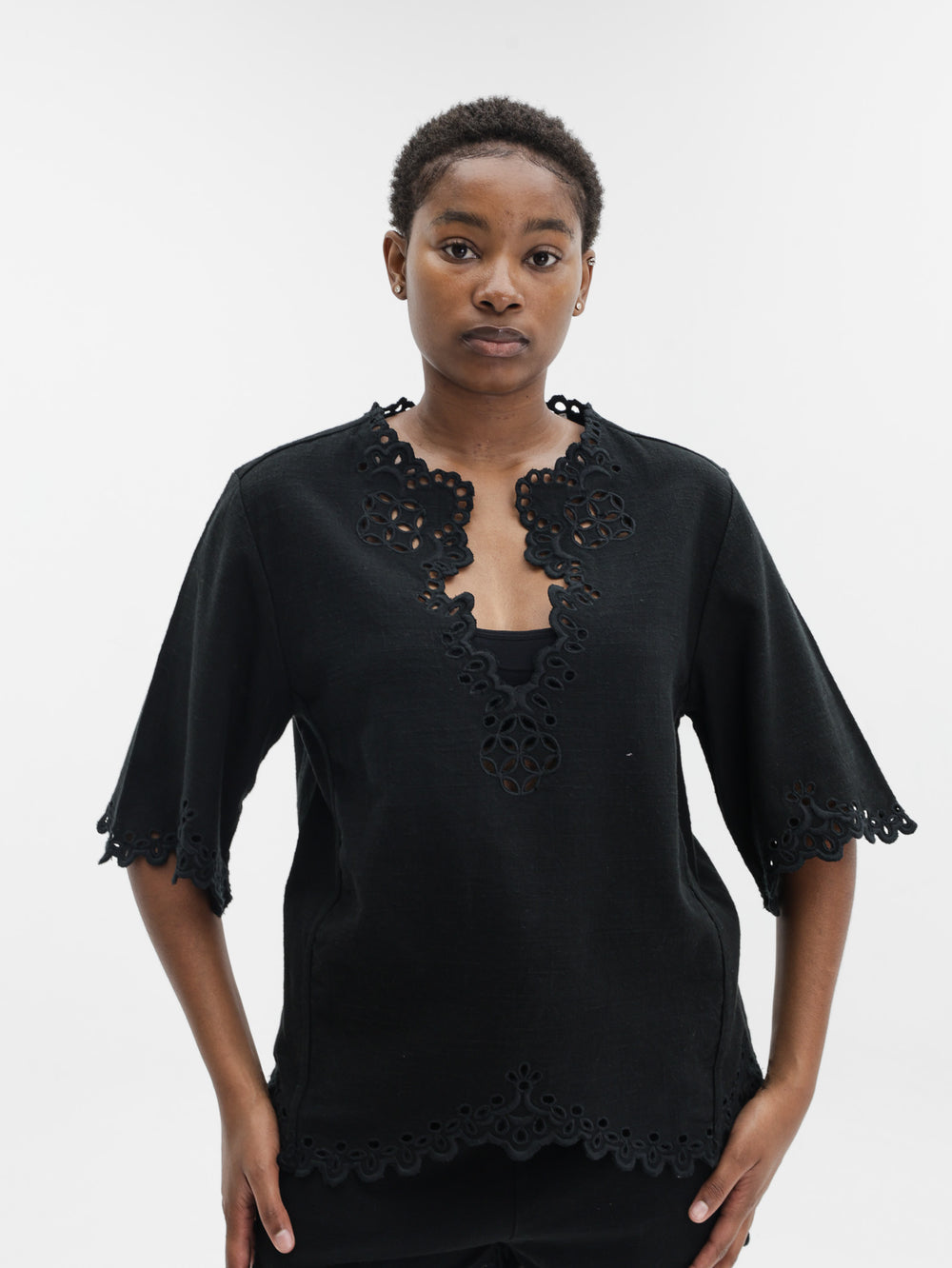 Isabel Marant Shana Top Faded Black