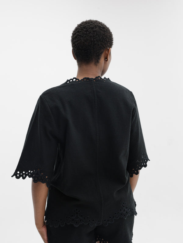 Isabel Marant Shana Top Faded Black