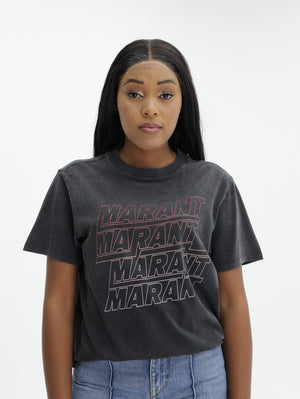 Isabel Marant T-Shirt Zoeline Off-Black