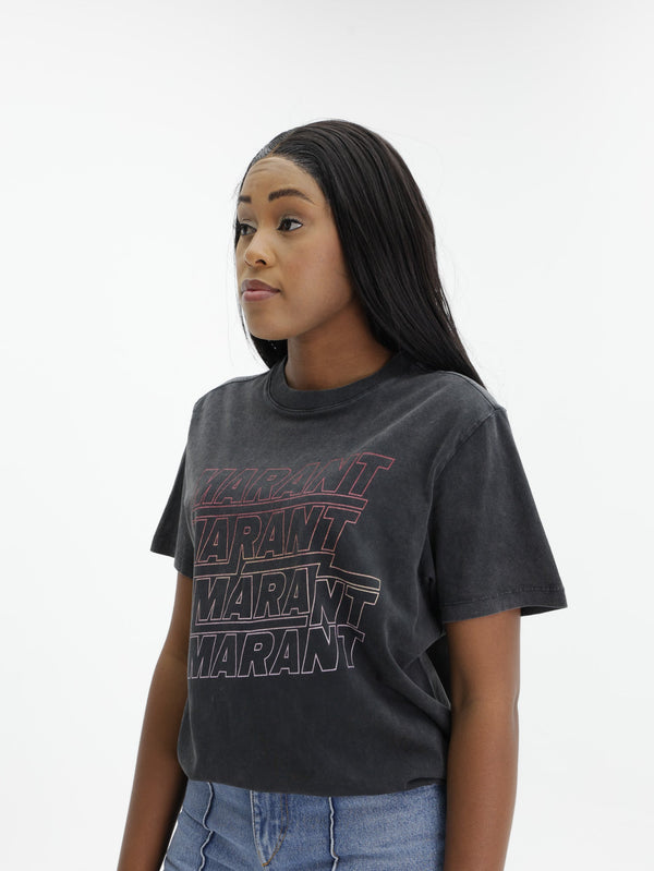 Isabel Marant T-Shirt Zoeline Off-Black
