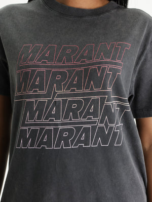Isabel Marant T-Shirt Zoeline Off-Black