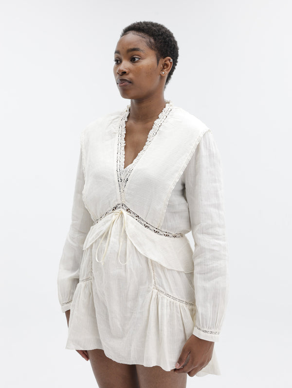 Isabel Marant Damya Dress Ecru