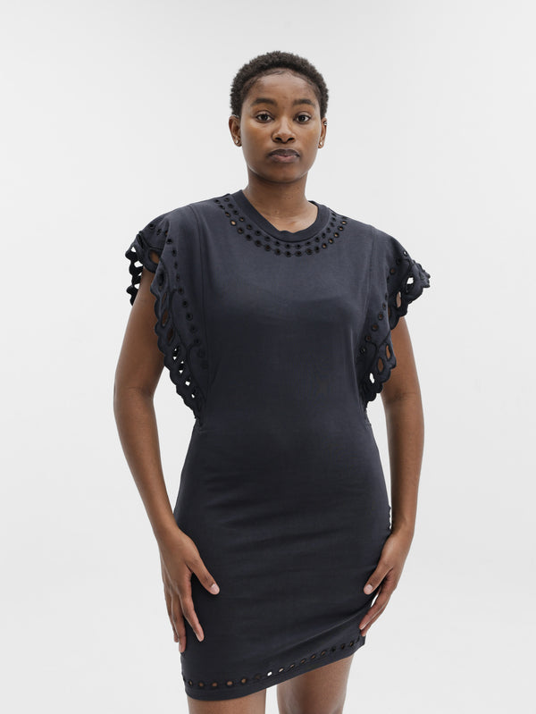 Isabel Marant Orlane Dress Faded Black