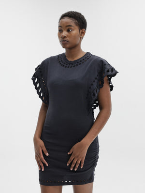Isabel Marant Orlane Dress Faded Black