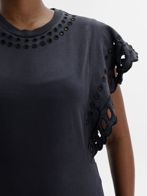 Isabel Marant Orlane Dress Faded Black