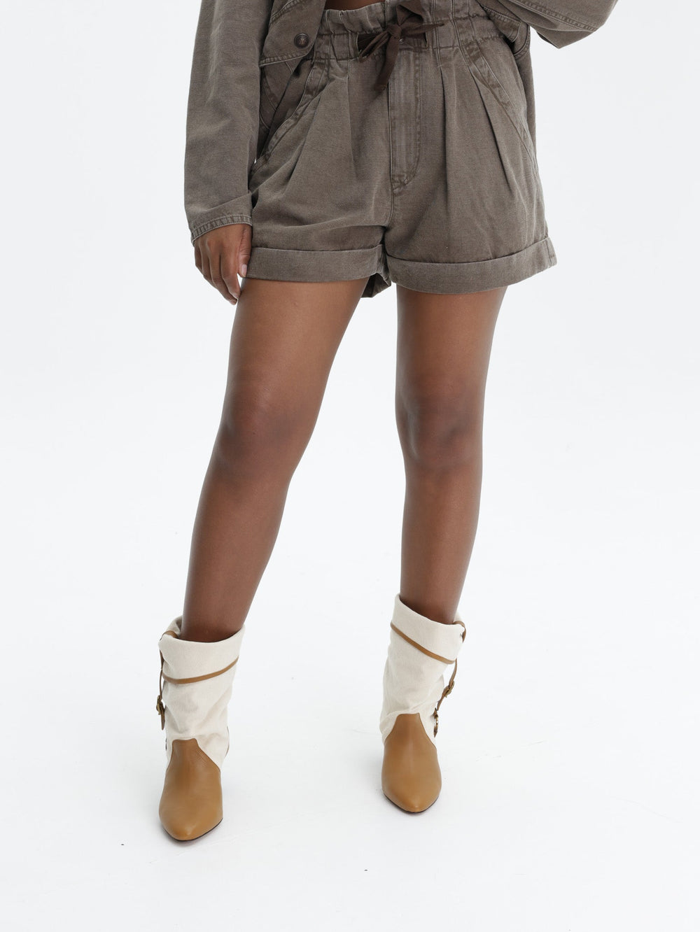 Isabel Marant Shorts Nirma Dark Bronze