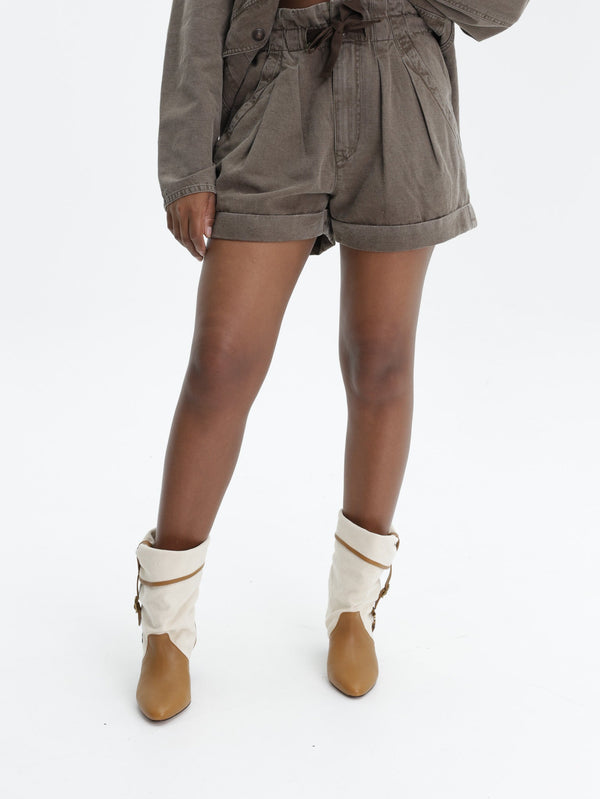 Isabel Marant Shorts Nirma Dark Bronze
