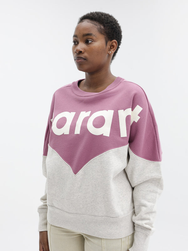 Isabel Marant Sweater Houston Mauve Mist/Ecru