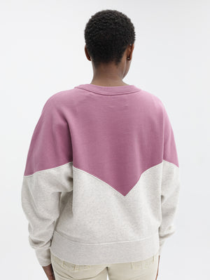 Isabel Marant Sweater Houston Mauve Mist/Ecru