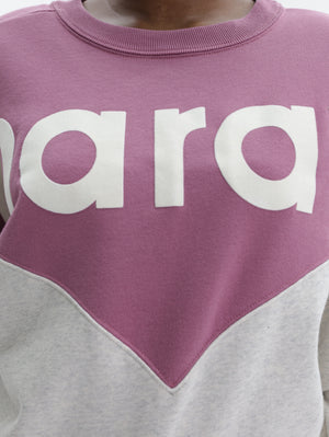 Isabel Marant Sweater Houston Mauve Mist/Ecru