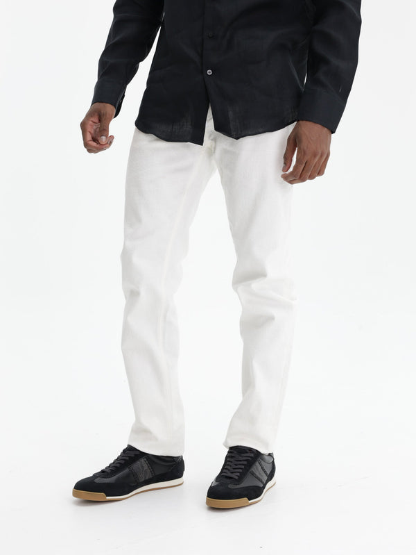 Etro Pants Roma Denim  White