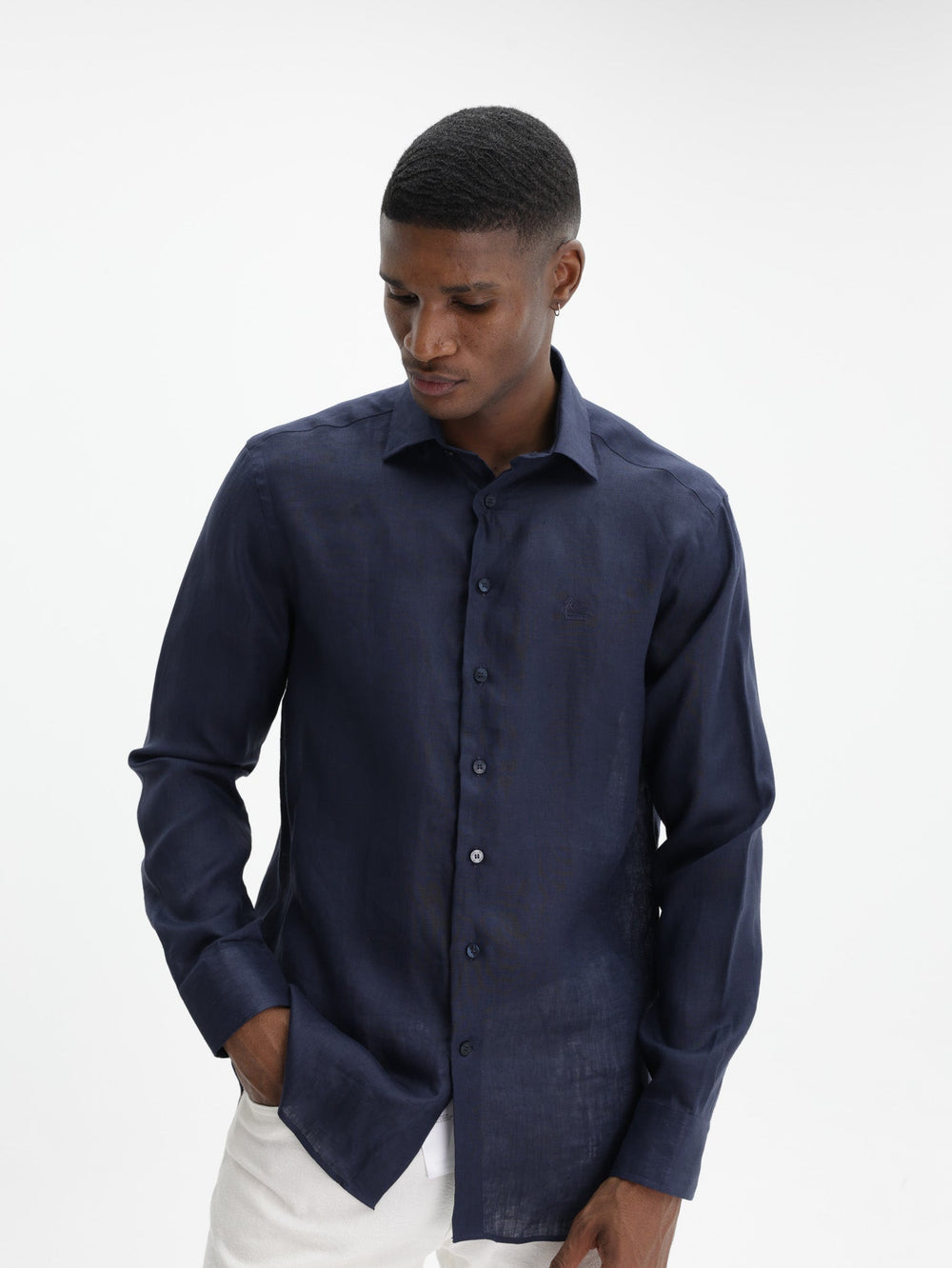 Etro Shirt Shirt Roma Logo Black