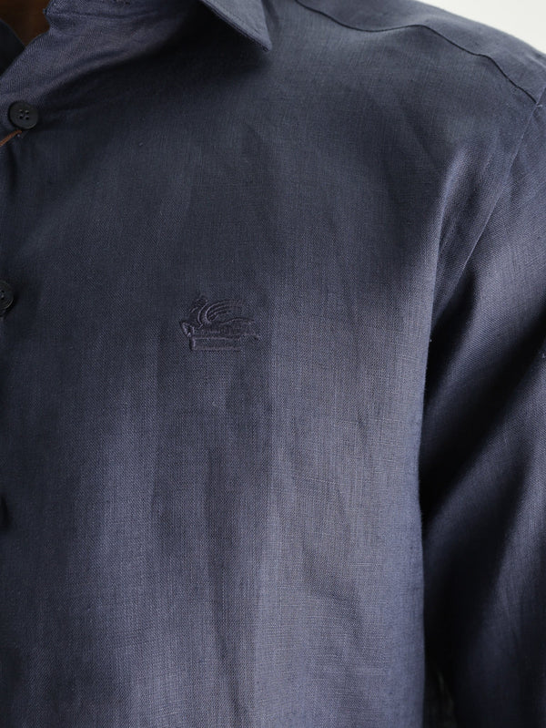 Etro Shirt Shirt Roma Logo Black