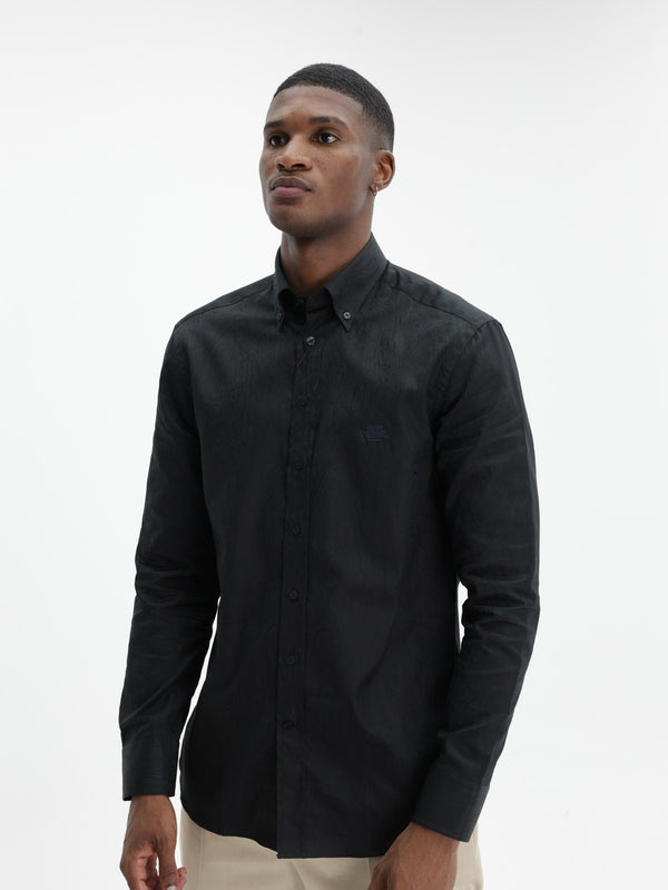 Etro Shirt Shirt Roma Logo Bd Black