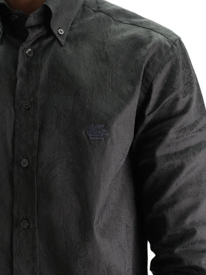 Etro Shirt Shirt Roma Logo Bd Black