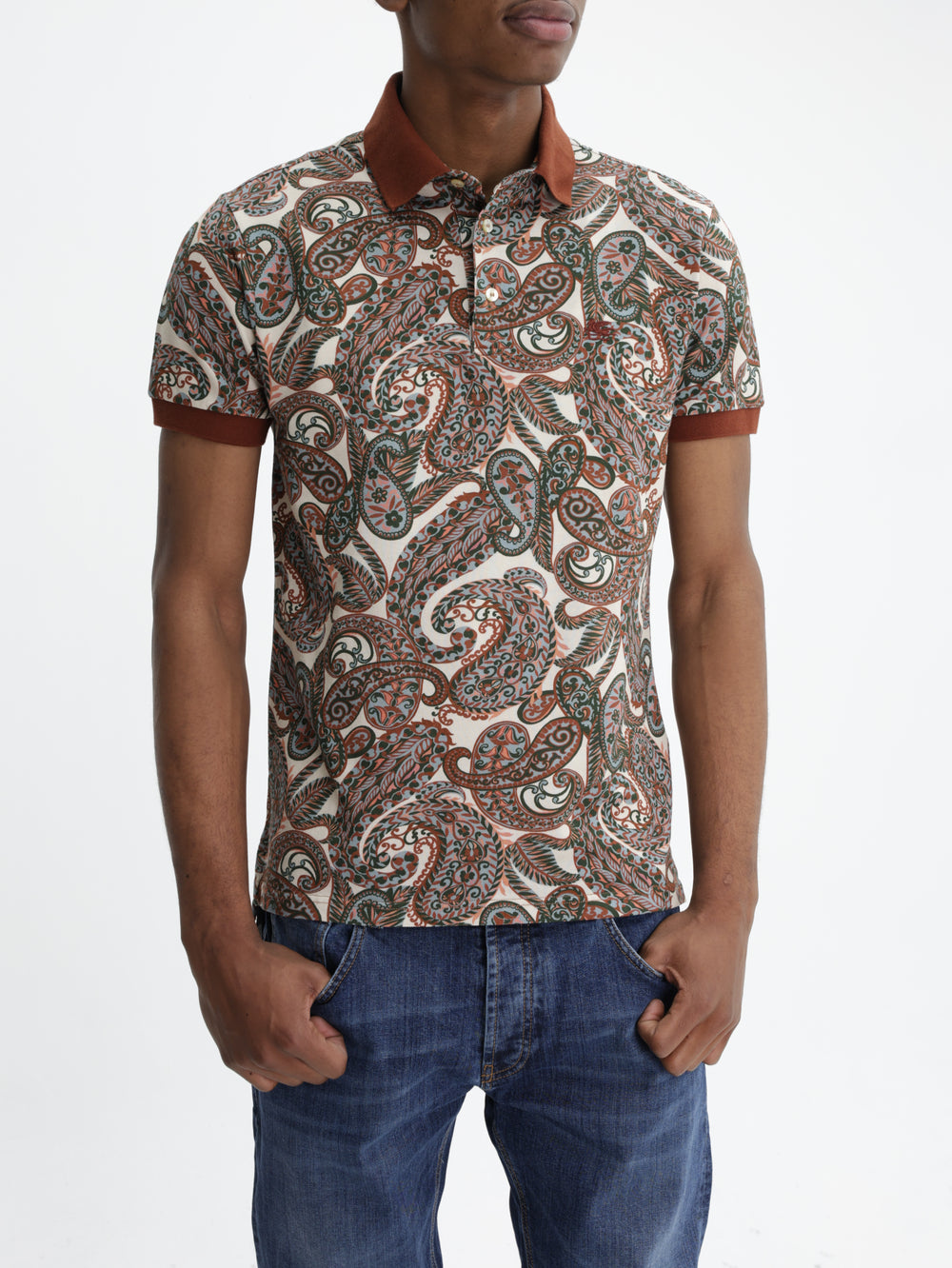 Etro Golfer Roma Paisley Print Multi