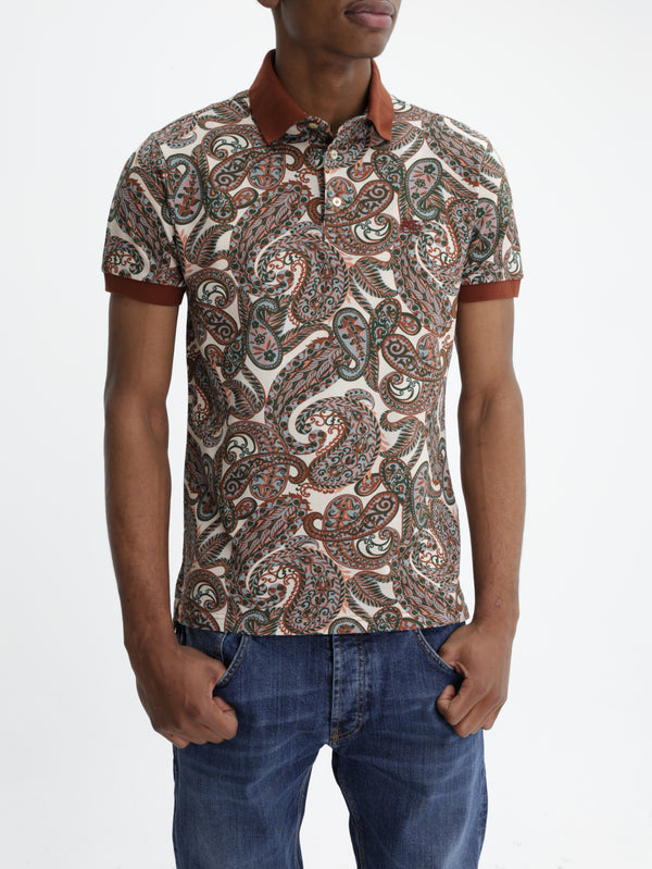 Etro Golfer Roma Paisley Print Multi