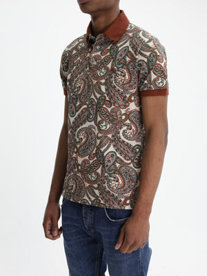 Etro Golfer Roma Paisley Print Multi