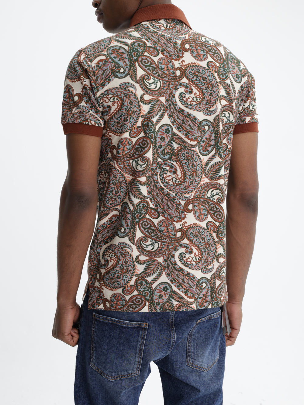 Etro Golfer Roma Paisley Print Multi
