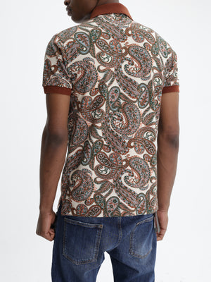 Etro Golfer Roma Paisley Print Multi