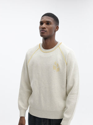 Isabel Marant Sweater Serek Pullover Rws Te 00257833 Light Grey-Light Yellow