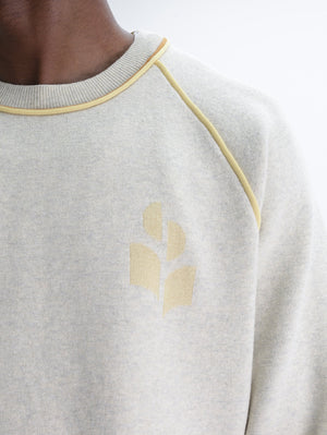 Isabel Marant Sweater Serek Pullover Rws Te 00257833 Light Grey-Light Yellow