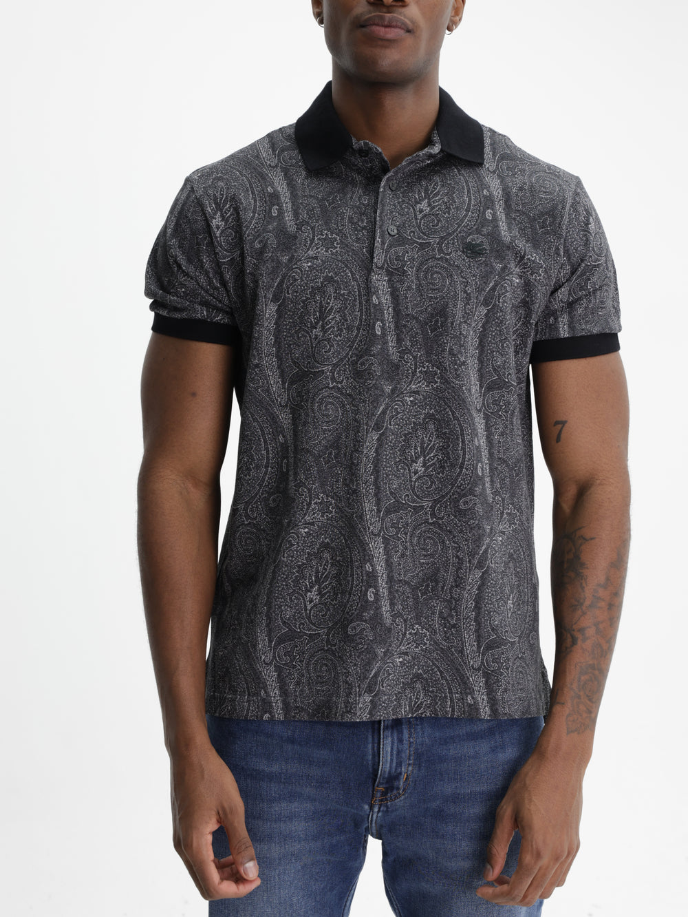 Etro Golfer Roma Printed Details White