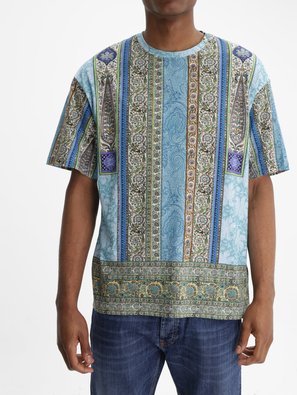 Etro T-Shirt Soho Allover Print Multi