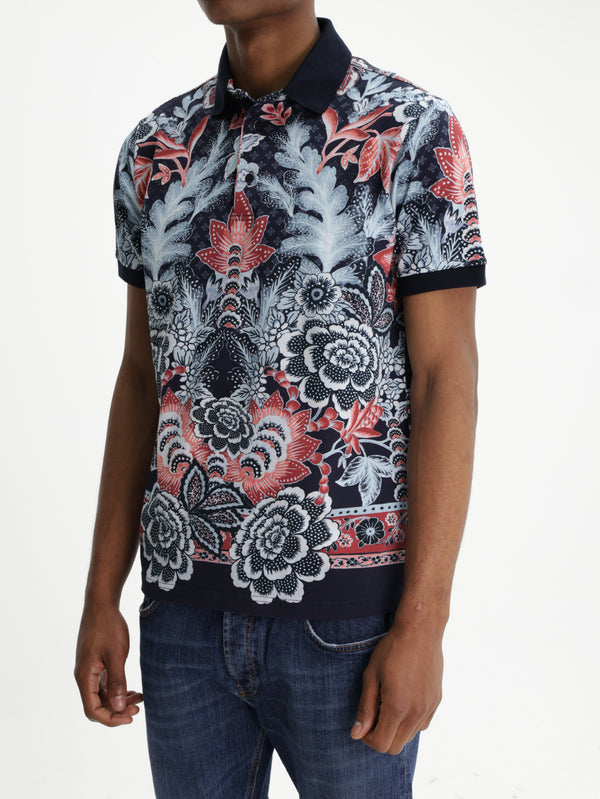 Etro Golfer Roma Allover Print Multi
