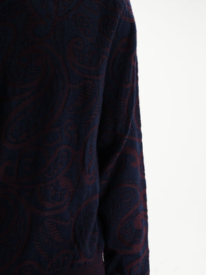 Etro Knitted C-Neck Black