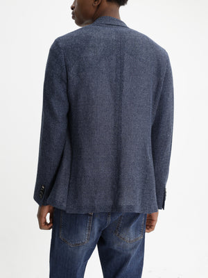 Etro Jacket Roma Sport Basting Half Lining Blazer Grey