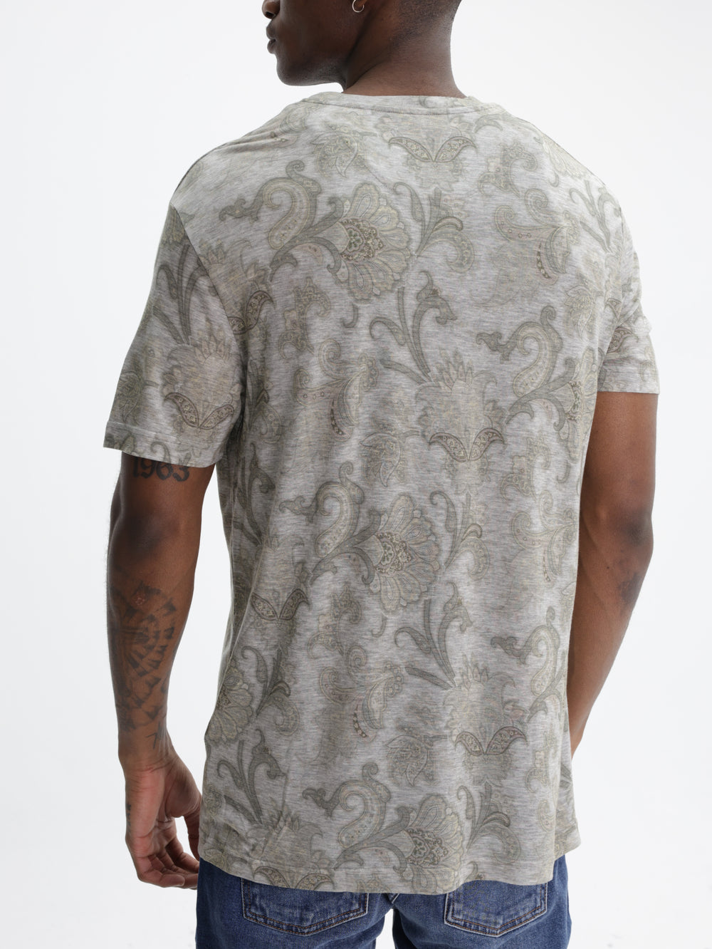 Etro T-Shirt Allover Pasiley Print Multi