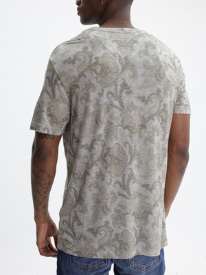 Etro T-Shirt Allover Pasiley Print Multi