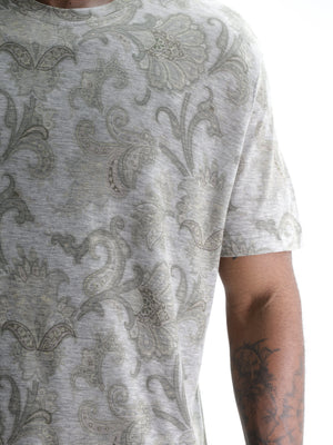 Etro T-Shirt Allover Pasiley Print Multi