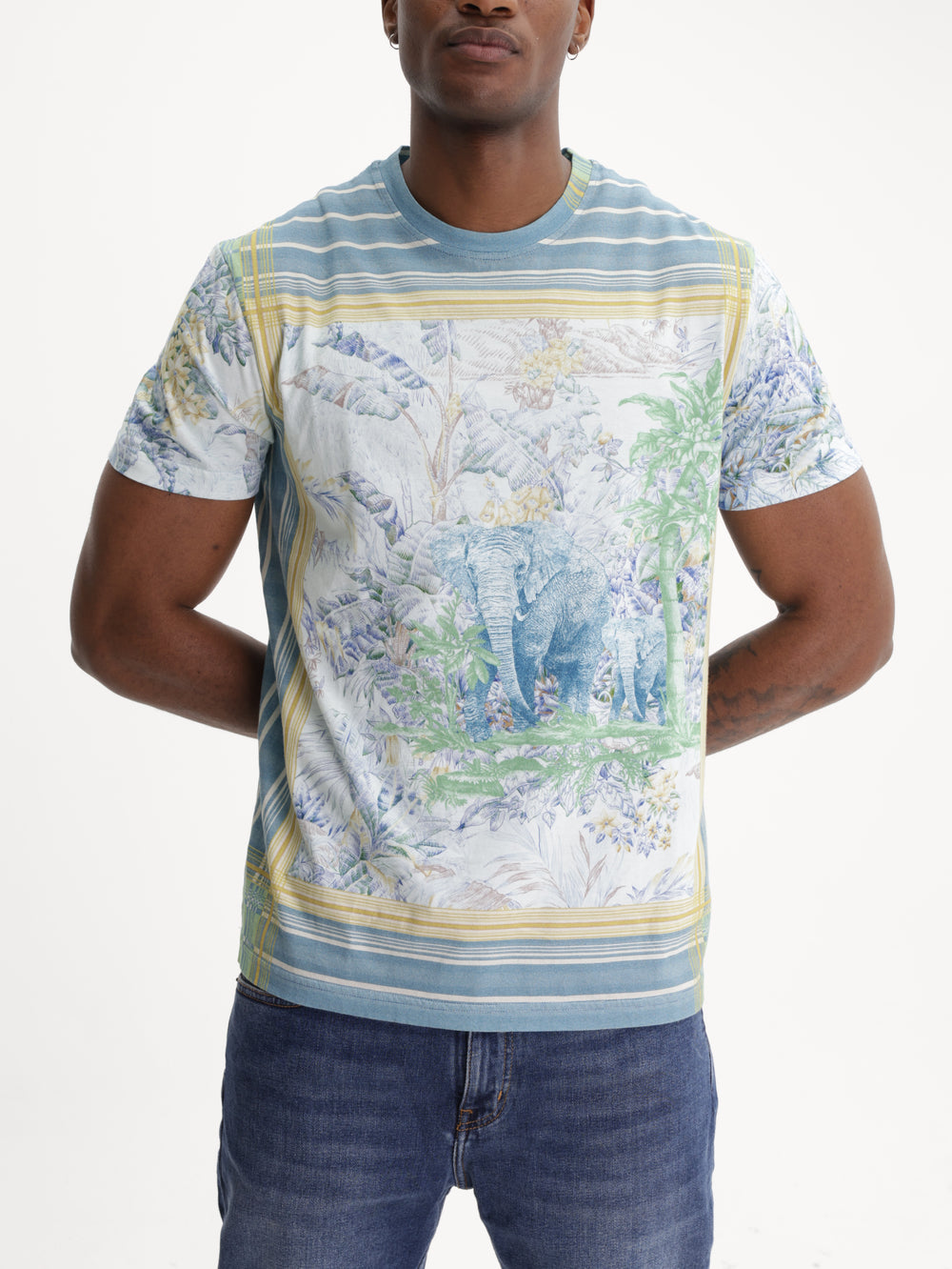 Etro T-Shirt Allover Print Multi