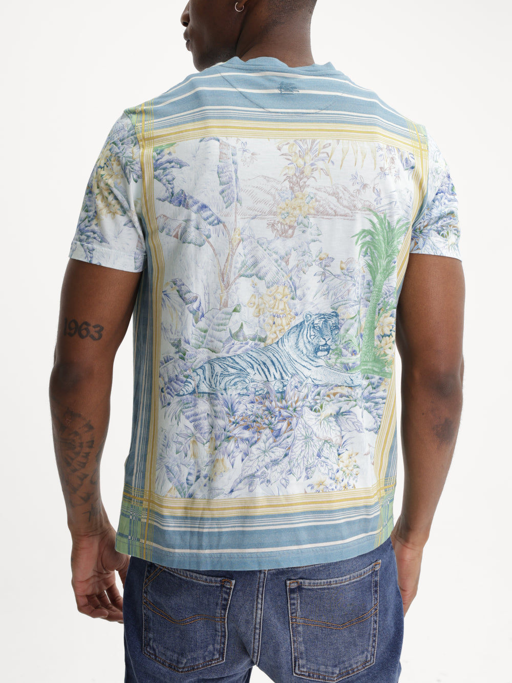 Etro T-Shirt Allover Print Multi