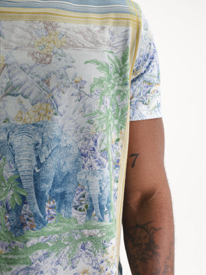 Etro T-Shirt Allover Print Multi