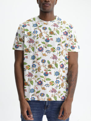 Etro T-Shirt Floral Print Multi