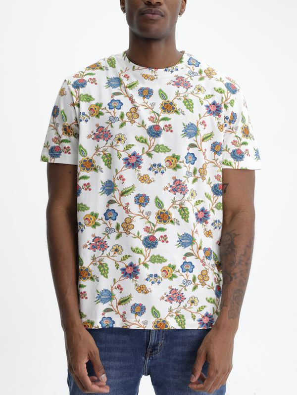 Etro T-Shirt Floral Print Multi