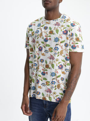 Etro T-Shirt Floral Print Multi
