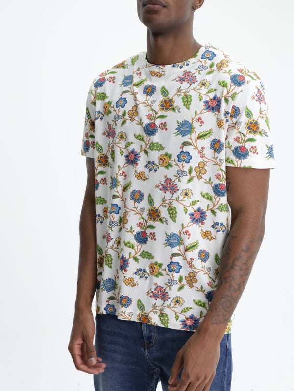 Etro T-Shirt Floral Print Multi